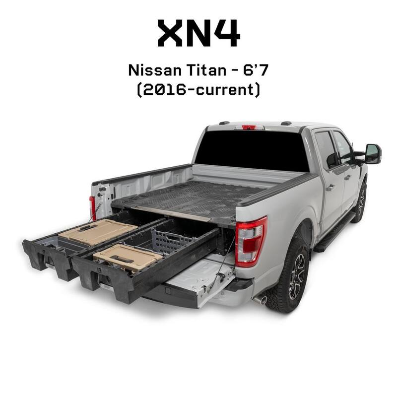 DECKED 6 ft. 7 in. Bed Length Pick Up Truck Storage System for Nissan Titan (2016 - Current) - XN4