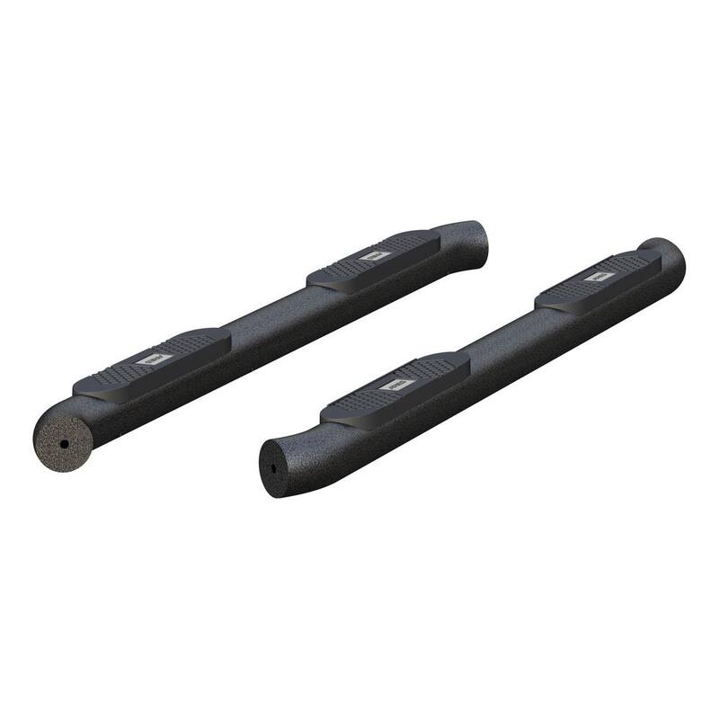 Aries Big Step 4-Inch Round Black Aluminum Nerf Bars, Select Chevrolet Colorado, GMC Canyon - AL234051