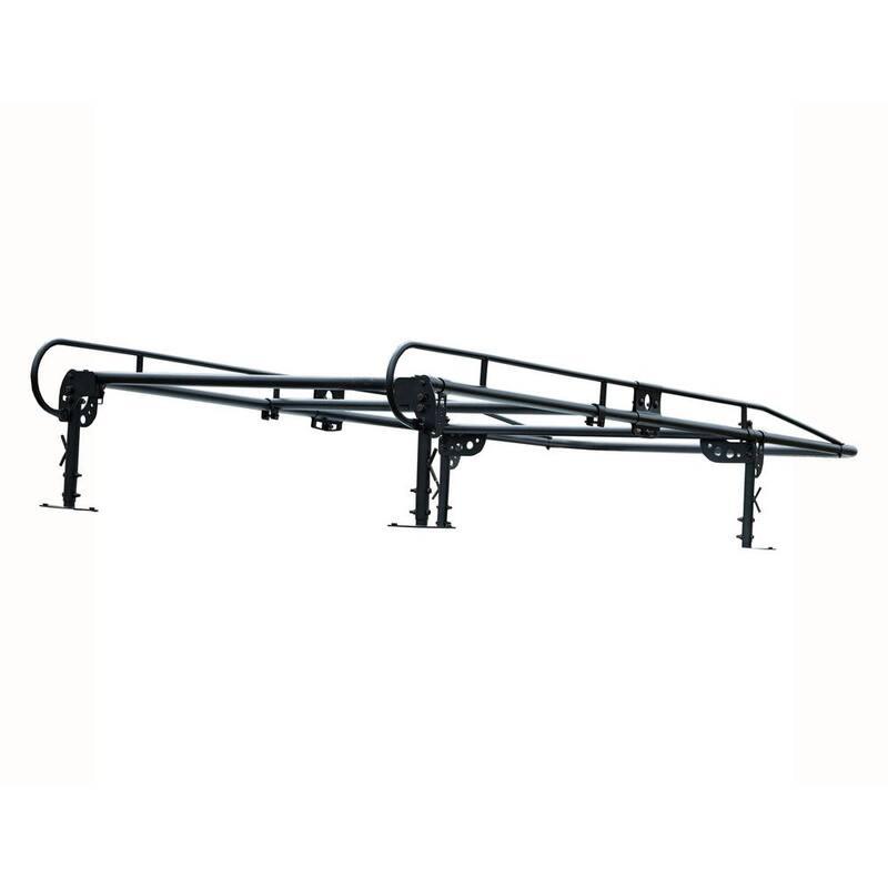 Buyers Products Company 14-1/2 ft. 1,000 lbs. Capacity Black Steel Service Body Ladder Rack - 1501260