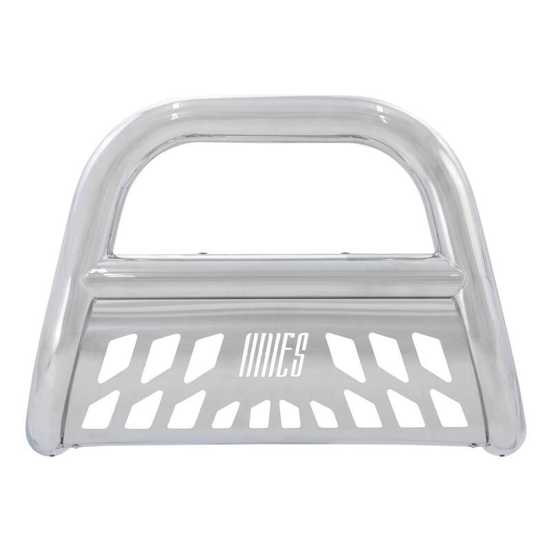 Aries Big Horn 4-Inch Polished Stainless Steel Bull Bar, Select Dodge, Ram 1500 - 45-5005