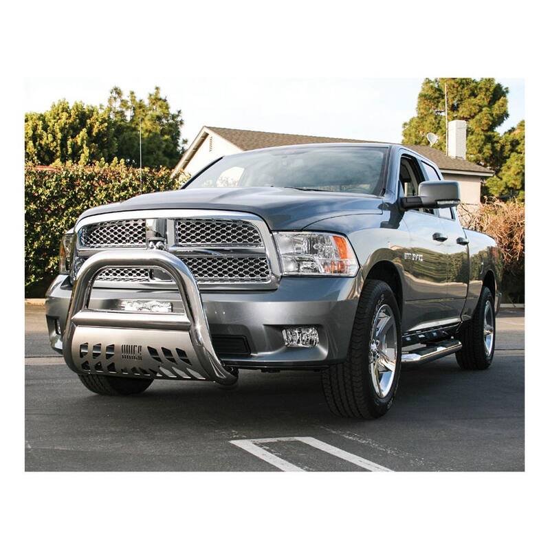 Aries Big Horn 4-Inch Polished Stainless Steel Bull Bar, Select Dodge, Ram 1500 - 45-5005