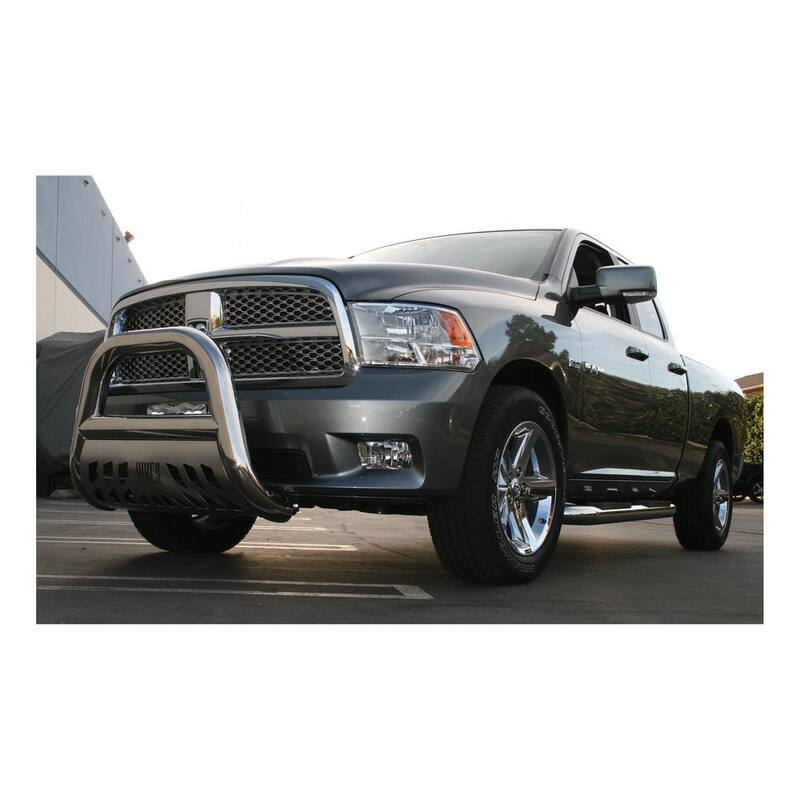 Aries Big Horn 4-Inch Polished Stainless Steel Bull Bar, Select Dodge, Ram 1500 - 45-5005
