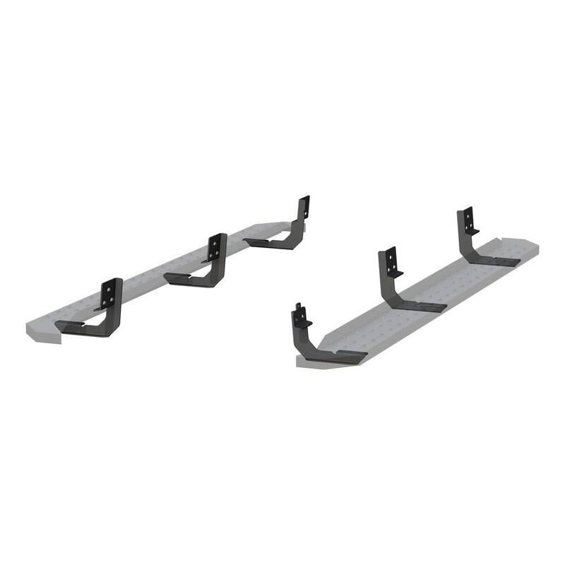 Aries RidgeStep Black Steel 6-1/2 x 91-Inch Truck Running Boards, Select Dodge, Ram 1500, 2500, 3500 - 2055536