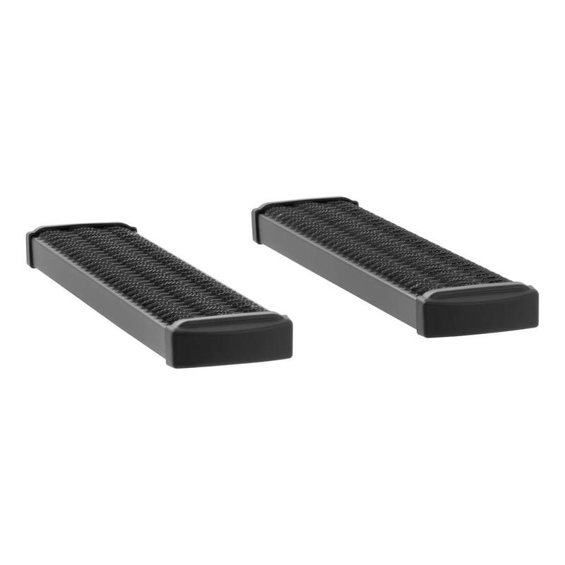 Luverne Grip Step Black Aluminum 36-Inch Cargo Van Running Boards, Select Ford E-150, E-250, E-350, E-450 - 415036-570121