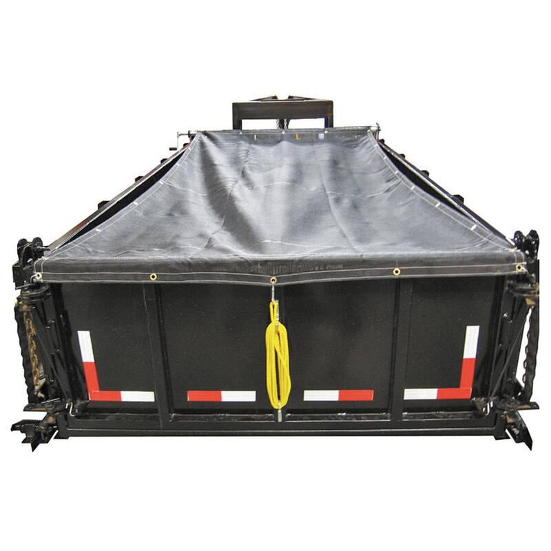 Buyers Products Company Dump Tarp Roll Kit Less Tarp For Pre-Drilled Rugby Dump Body - DTR