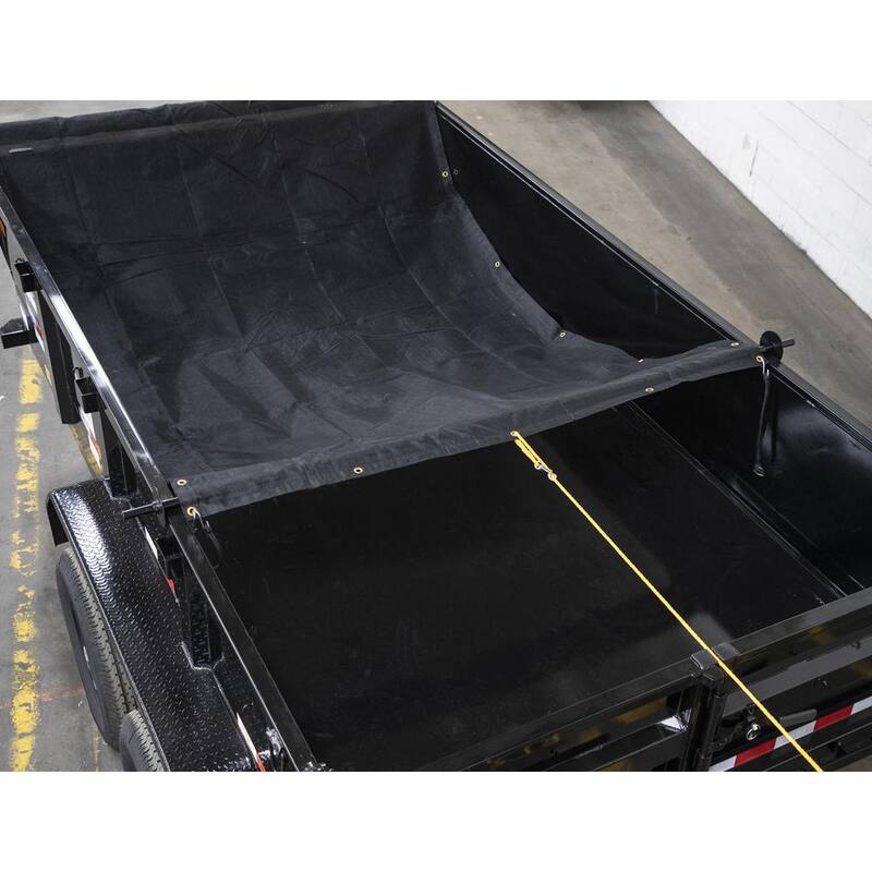 Buyers Products Company Dump Tarp Roll Kit Less Tarp For Pre-Drilled Rugby Dump Body - DTR