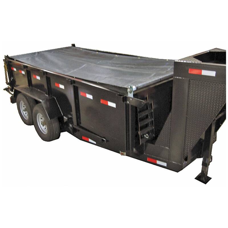 Buyers Products Company Dump Tarp Roll Kit Less Tarp For Pre-Drilled Rugby Dump Body - DTR
