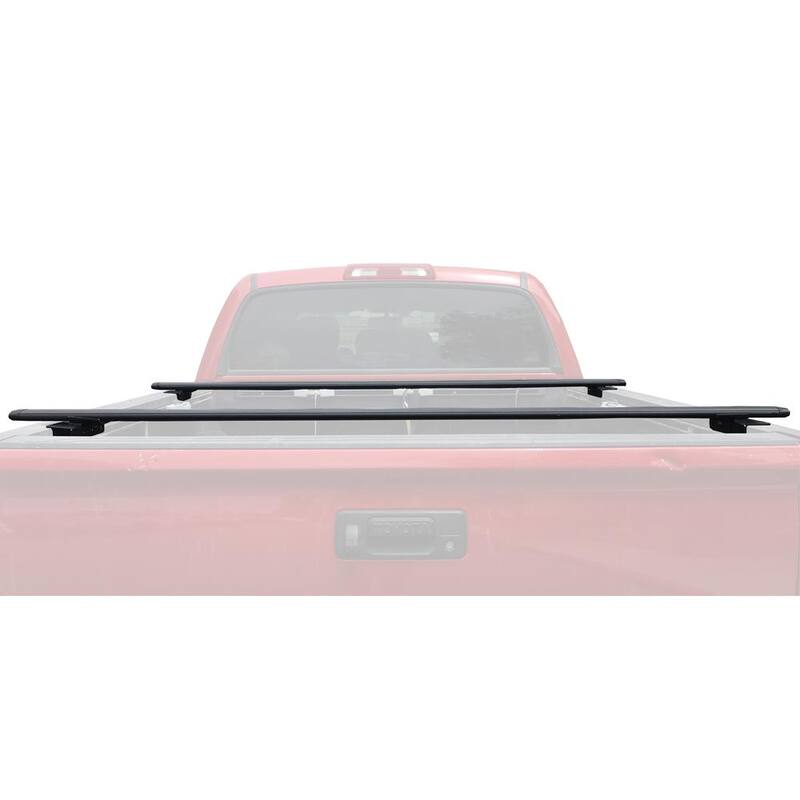 CALHOME Universal Aluminum Truck Bed Rack Tonneau Cover Rack Crossbars 2 Bars Set for Kayaks Bike Rooftop Tent Camper Shells RVs - YH-PURACK-B