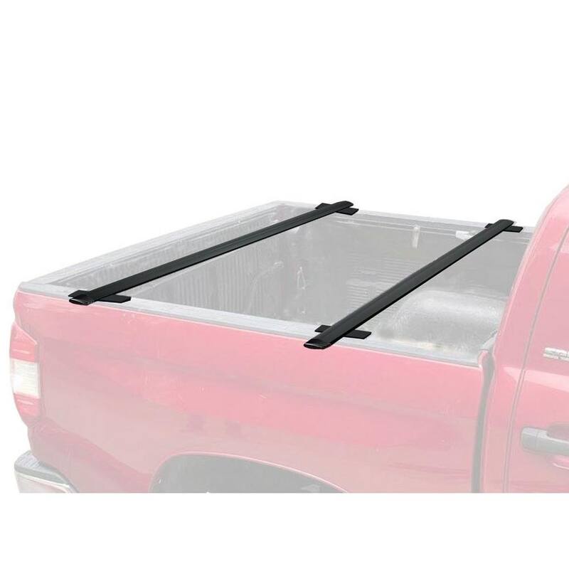 CALHOME Universal Aluminum Truck Bed Rack Tonneau Cover Rack Crossbars 2 Bars Set for Kayaks Bike Rooftop Tent Camper Shells RVs - YH-PURACK-B