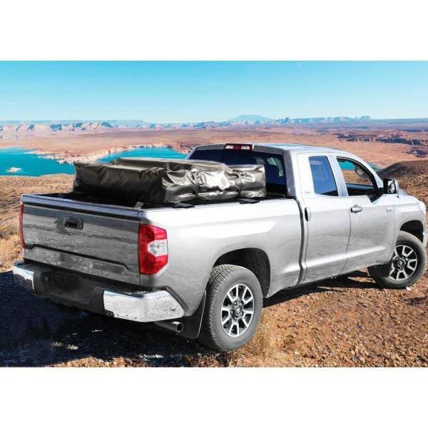 CALHOME Universal Aluminum Truck Bed Rack Tonneau Cover Rack Crossbars 2 Bars Set for Kayaks Bike Rooftop Tent Camper Shells RVs - YH-PURACK-B