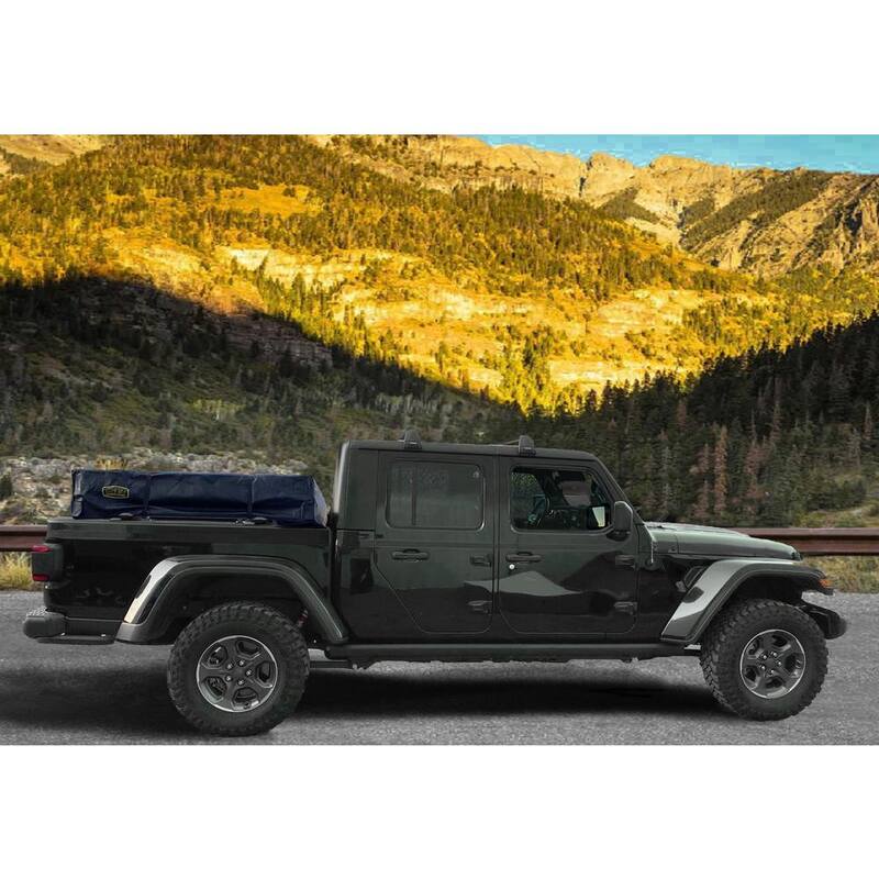 CALHOME Universal Aluminum Truck Bed Rack Tonneau Cover Rack Crossbars 2 Bars Set for Kayaks Bike Rooftop Tent Camper Shells RVs - YH-PURACK-B