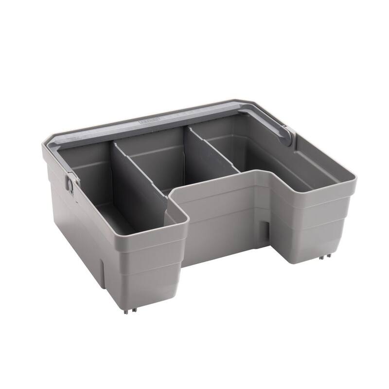 DECKED Double Drawer Organizer for Top Mount Truck Tool Box Version X Drawer System - A0081-DBDW-GRY