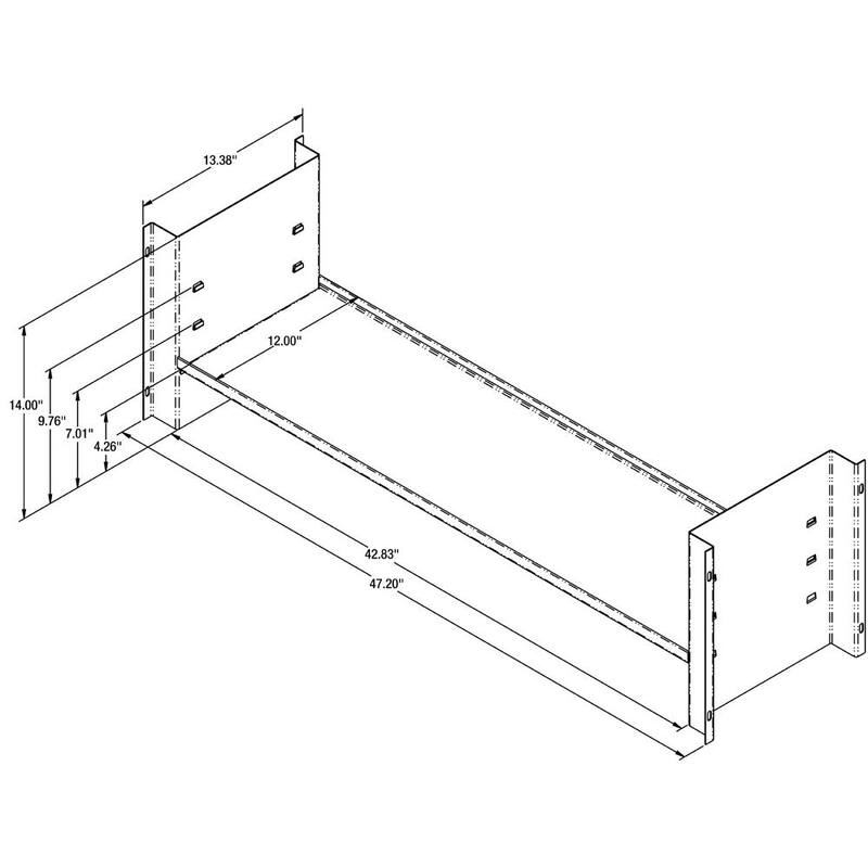 Buyers Products Company Universal Shelf Kit for 18 x 18 x 48 Underbody Truck Tool Boxes - 1701077