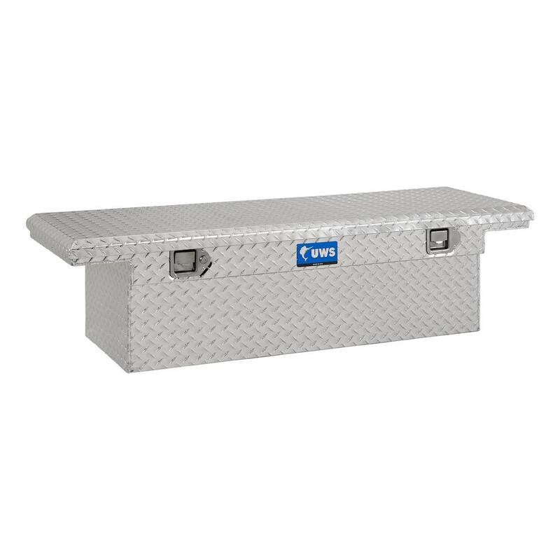 UWS 54 in. Bright Aluminum Crossover Truck Tool Box with Low Profile (Heavy Packaging) - EC10101