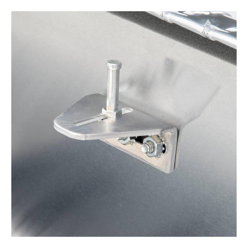 UWS 69 in. Bright Aluminum Angled Crossover Tool Box with Low Profile (Heavy Packaging) - EC10421