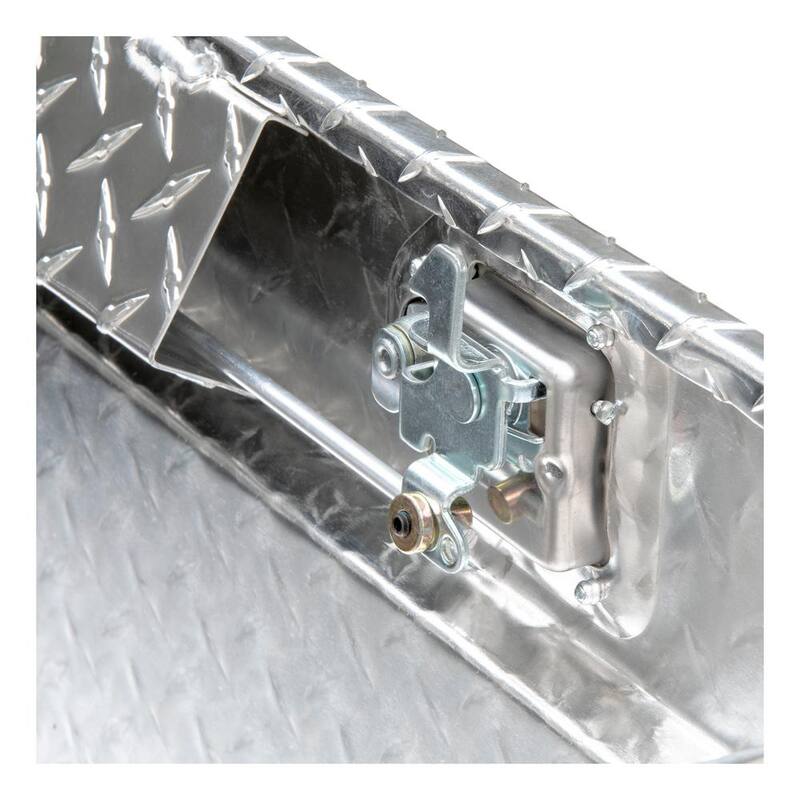UWS 69 in. Bright Aluminum Angled Crossover Tool Box with Low Profile (Heavy Packaging) - EC10421
