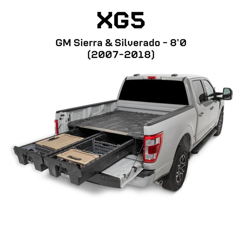 DECKED 8 ft. Bed Length Pick Up Truck Storage for Chevrolet Silverado or GM Sierra GMT 900 (2007-2019) - XG5