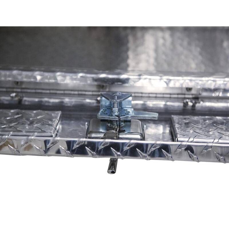 Buyers Products Company 88 in. Diamond Tread Aluminum Top Mount Contractor Truck Tool Box - 1705650