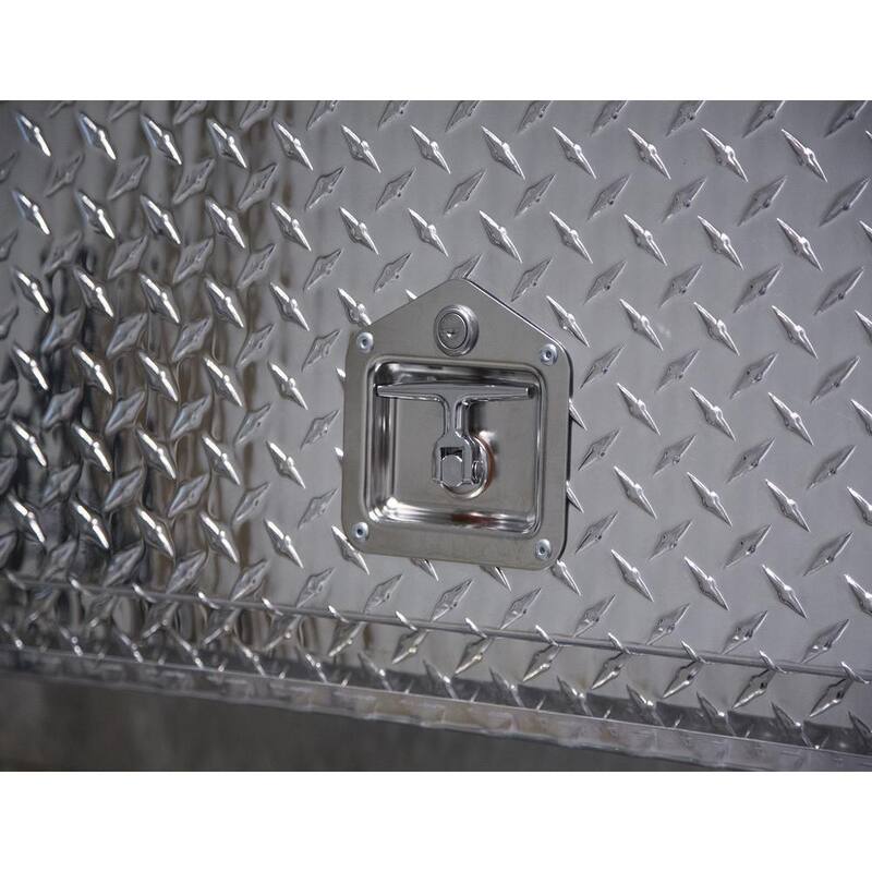 Buyers Products Company 88 in. Diamond Tread Aluminum Top Mount Contractor Truck Tool Box - 1705650