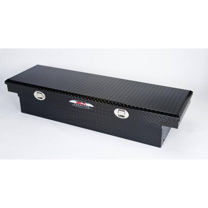 Crescent Jobox 70 in. Black Diamond Plate Aluminum Full Size Crossover Truck Tool Box with Gear-Lock™ Latch - 1-232002