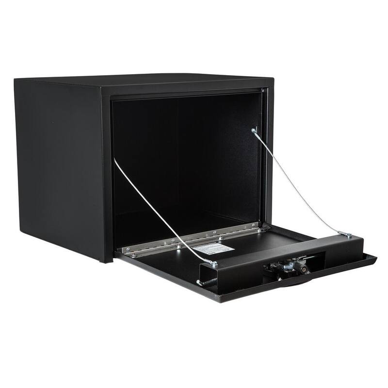 Buyers Products Company 24 in. x 24 in. x 24 in. Matte Black Textured Steel Underbody Truck Tool Box - 1734500