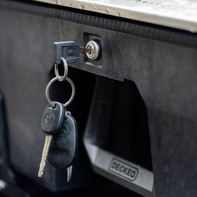 DECKED Drawer Locks for vX and vY Systems Top Mount Truck Tool Box (3-pack) - A0063-LOCK