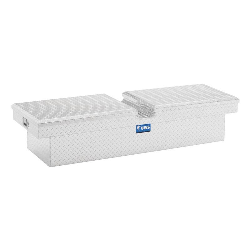 UWS 63 in. Bright Aluminum Gull Wing Crossover Truck Tool Box (Heavy Packaging) - EC10051