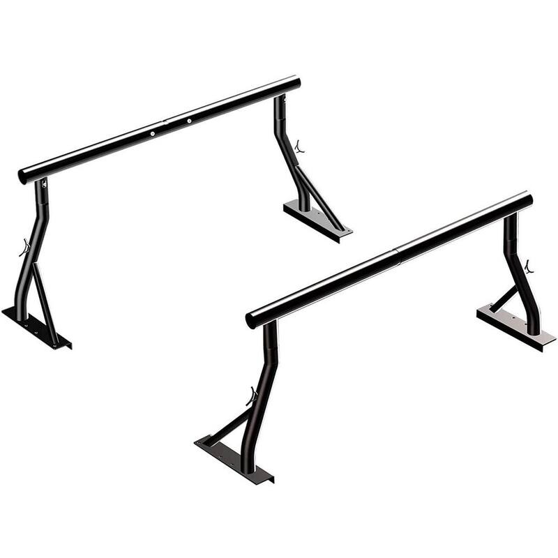 CALHOME 800 lbs. 24 in. Low Profile New Style Flat Adjustable Pick Up Rack Ladder Rack Truck Rack Truck Bed Rack(Patent Pending) - %24-New-PURACK-Flat-K