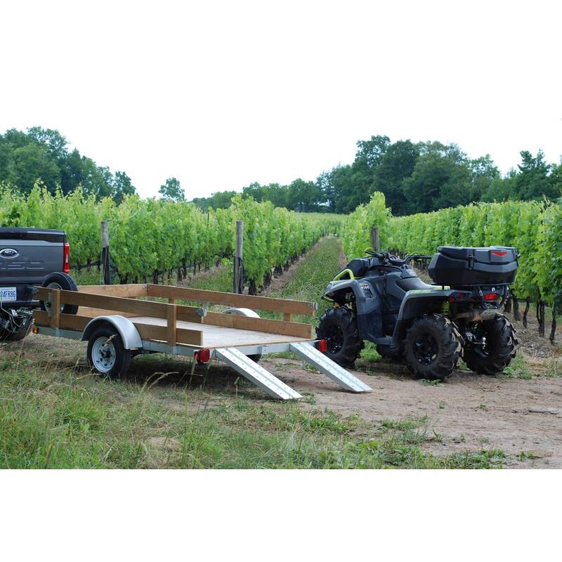 Marathon Kit Trailer Galvalume Steel Ramp Set - 36 in. - 504468