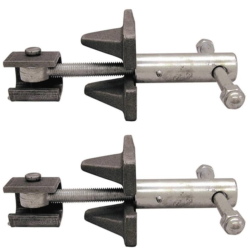 Buyers Products Steel Tailgate Latch Assembly with Forged Steel Brackets and Clevis, 2 Pack - TGL3410ST2