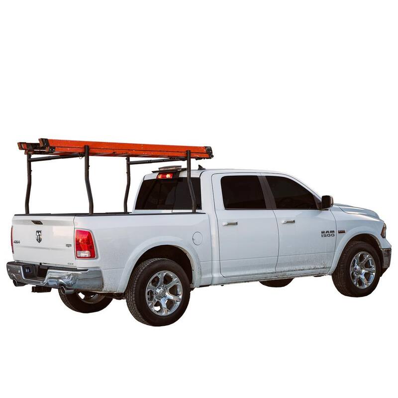 Buyers Products Company 500 lbs. Capacity Powder-Coated Steel Truck Rack in Black - 1501550