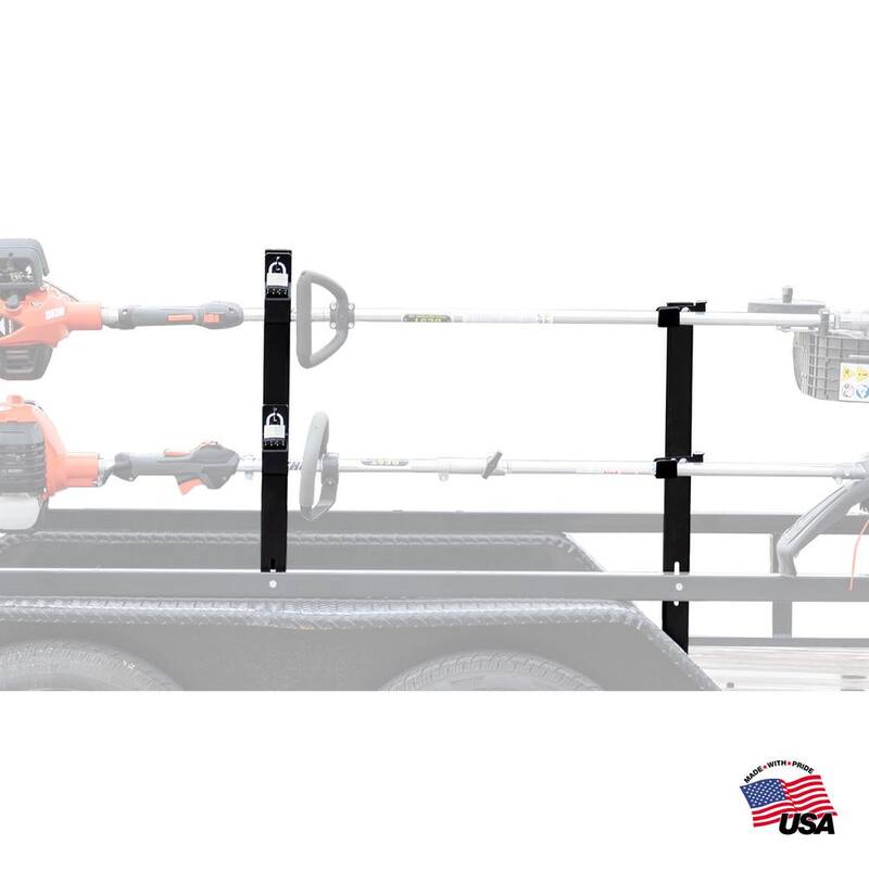 Buyers Products Company 2-Position Trimmer Edger Rack Holder Open Landscape Trailer - LT19