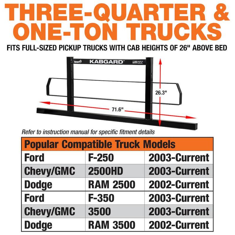 Buyers Products Company 71.6 in. x 26.3 in. Kabgard with Standard Mount - 85204