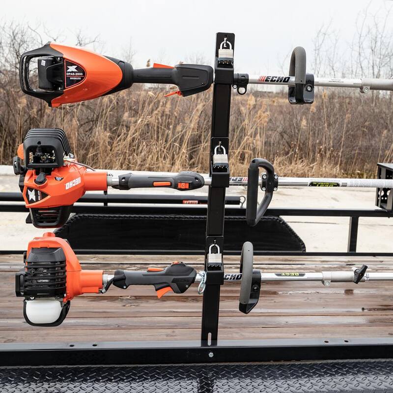 Buyers Products Company 3-Position Trimmer Edger Rack Holder Open Landscape Trailer - LT21
