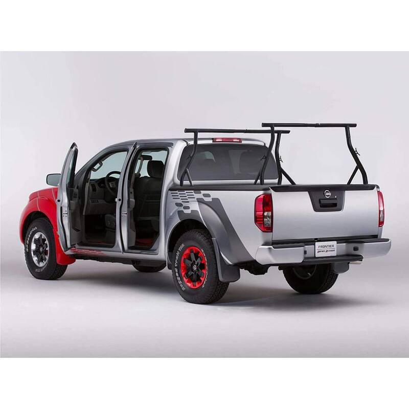 CALHOME 800 lbs. 24 in. Low Profile Universal Pick Up Rack Ladder Rack Truck Bed Rack w/Toyota Mounting Clamps (Patent Pending) - %24-New-PURACK-Flat-K+Clamps-K(8pcs)