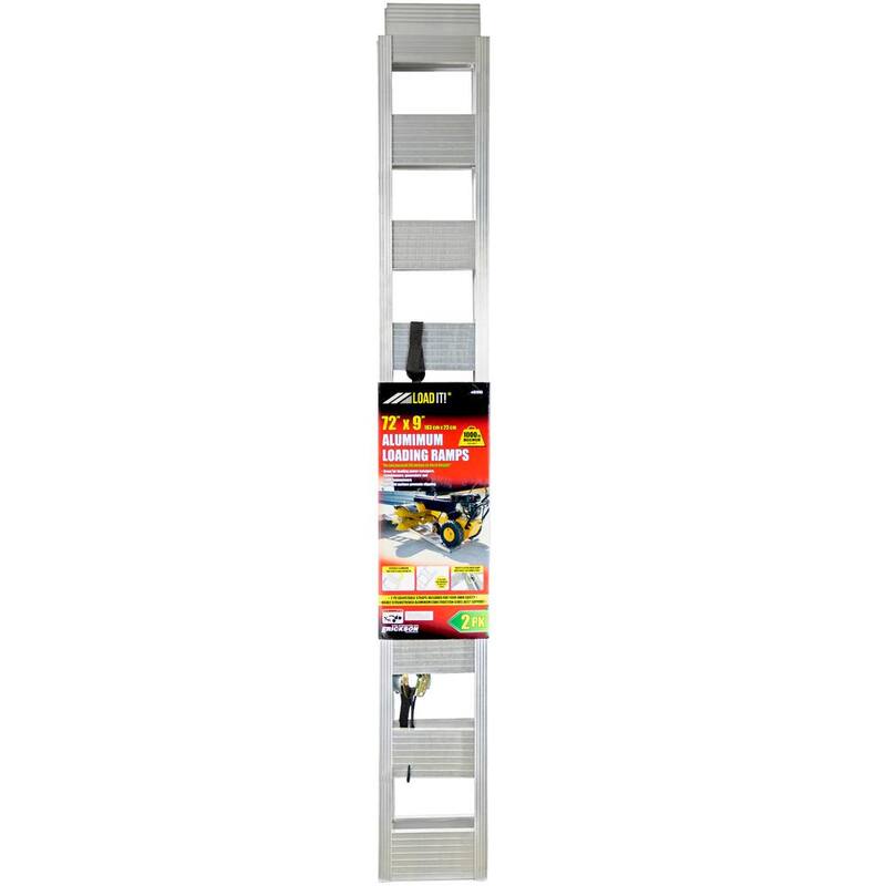 Erickson 72 in. x 9 in. Aluminum Loading Ramps (2-Pack) - 07445