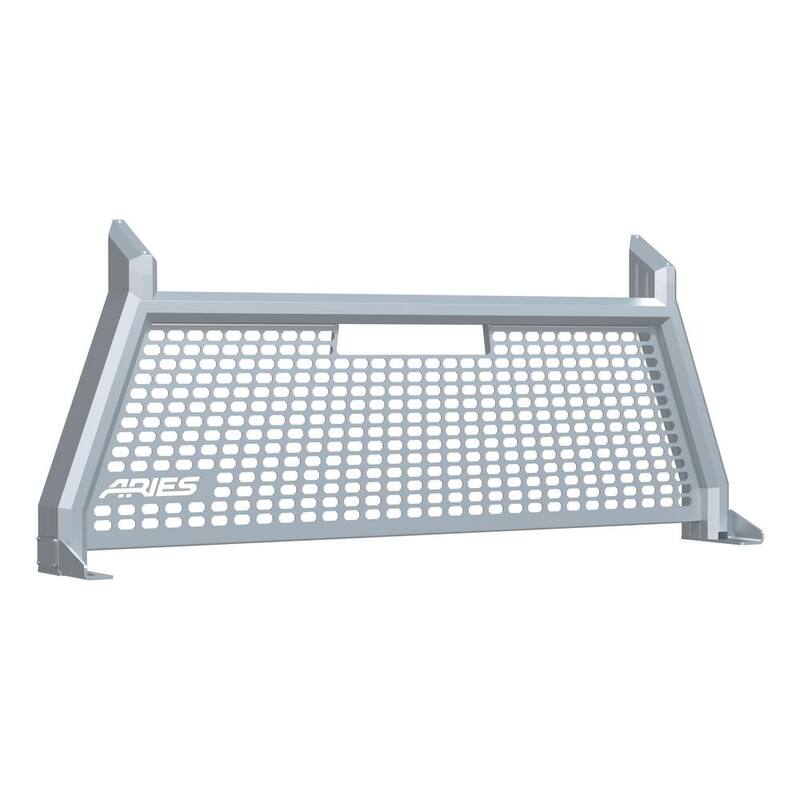 Aries AdvantEDGE Chrome Aluminum Headache Rack, Select Silverado, Sierra 2500, 3500 HD - 1110205