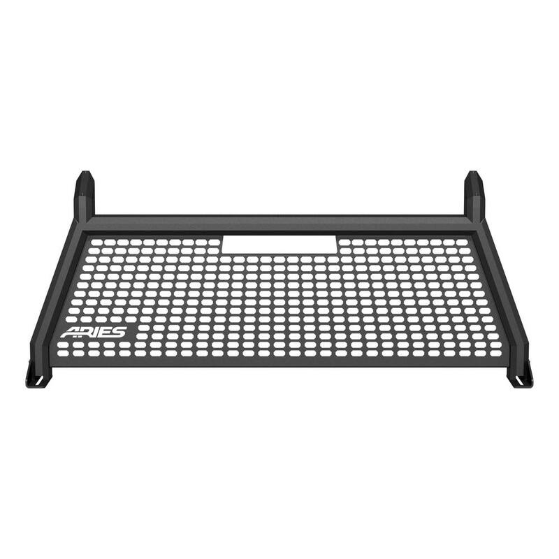 Aries AdvantEDGE Black Aluminum Headache Rack, Select Silverado, Sierra 2500, 3500 HD - 1110105