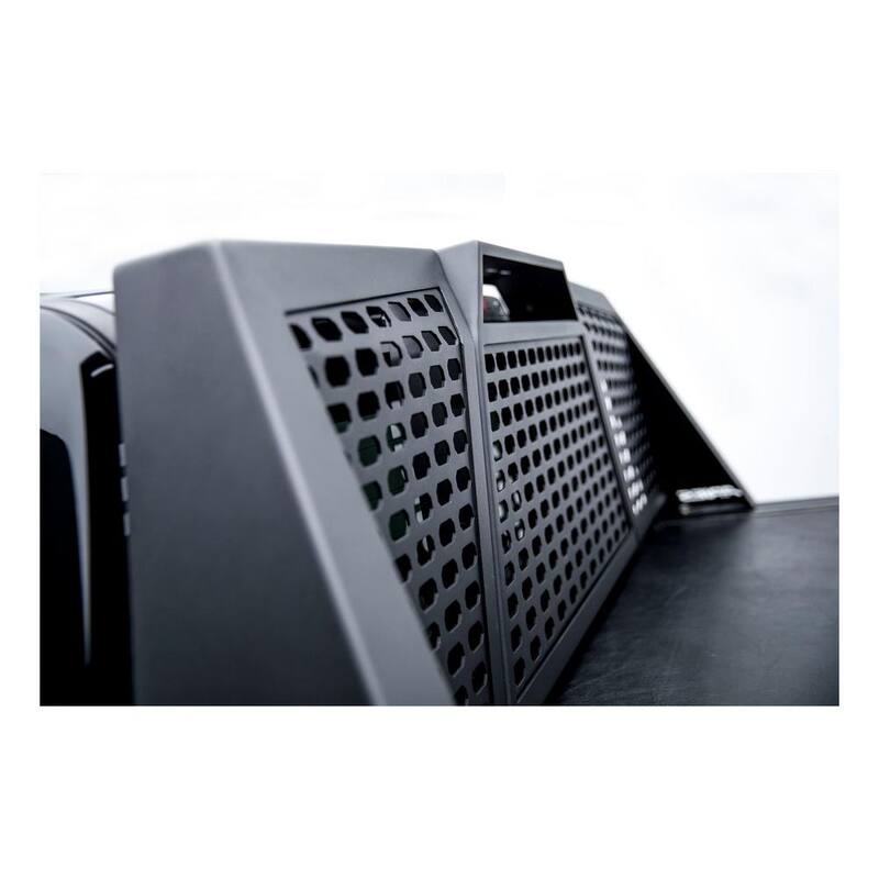 Aries Switchback Black Aluminum Headache Rack, Select Chevrolet Silverado, GMC Sierra - 1110110