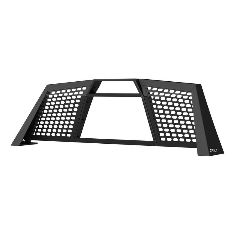 Aries Switchback Black Aluminum Headache Rack, Select Chevrolet Silverado, GMC Sierra - 1110110