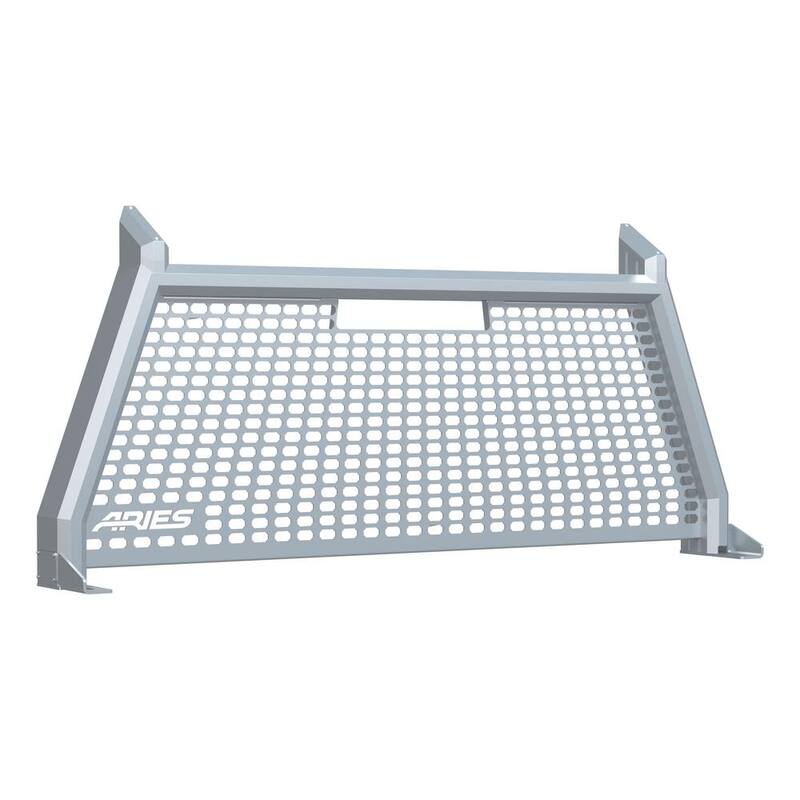 Aries AdvantEDGE Chrome Aluminum Headache Rack, Select Ford F-250, F-350, F-450 - 1110207