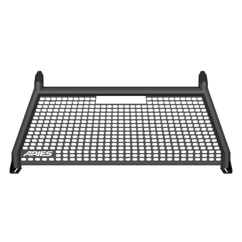 Aries AdvantEDGE Black Aluminum Headache Rack, Select Ford F-250, F-350 Super Duty - 1110107