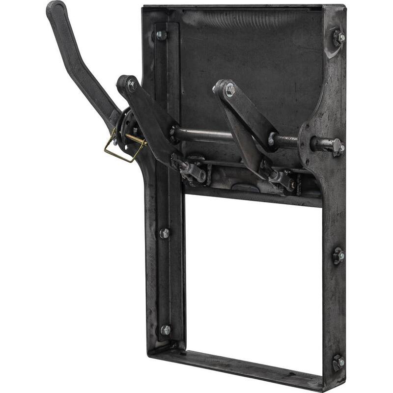 Buyers Products Inspection Door with Detent - 14.00 in. X 13.17 in. Door Opening-Plain Finish - CCD1415