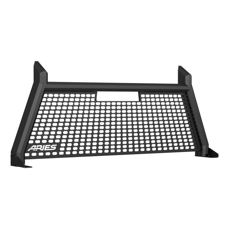 Aries AdvantEDGE Black Aluminum Headache Rack, Select Toyota Tundra - 1110106
