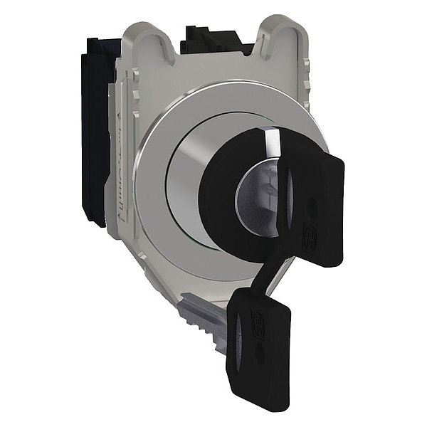 Schneider Electric SelectorSwitch, Llave, 3 posiciones, 30mm, Negro - XB4FG33