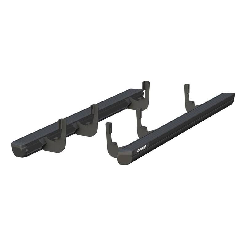 Aries ActionTrac 83-Inch Retractable Powered Running Boards, Select Chevy Silverado, GMC Sierra 1500, 2500, 3500 HD Crew Cab - 3048315
