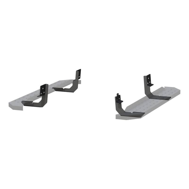 Aries RidgeStep Black Steel 6-1/2 x 53-Inch Truck Running Boards, Select Dodge, Ram 1500, 2500, 3500 - 2055513