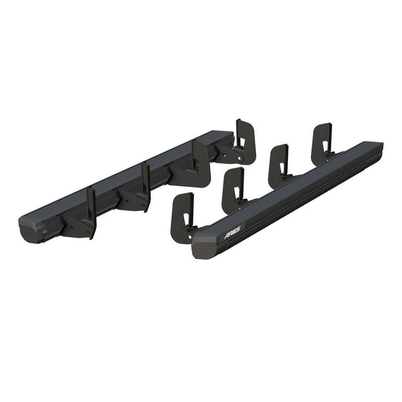 Aries ActionTrac 79-Inch Retractable Powered Running Boards, Select Chevrolet Silverado, GMC Sierra 1500, 2500, 3500 Crew Cab - 3047902