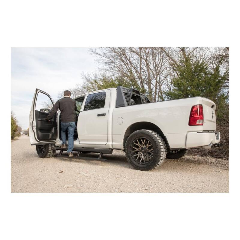 Aries ActionTrac 79-Inch Retractable Powered Running Boards, Select Dodge, Ram 1500, 2500, 3500 Crew Cab - 3047912