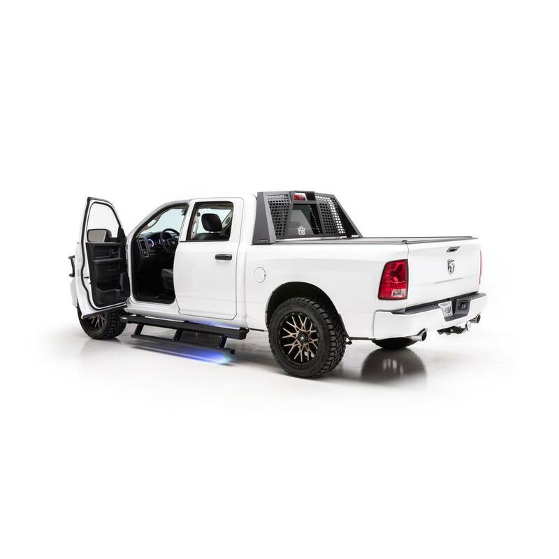 Aries ActionTrac 79-Inch Retractable Powered Running Boards, Select Dodge, Ram 1500, 2500, 3500 Crew Cab - 3047912